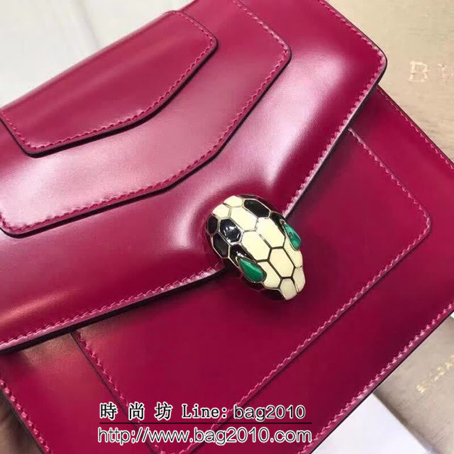 BVLGARI寶格麗 專櫃新款 蛇頭扣環 三層琺瑯蛇頭包 可手提肩背斜挎 B38329 FYD1358